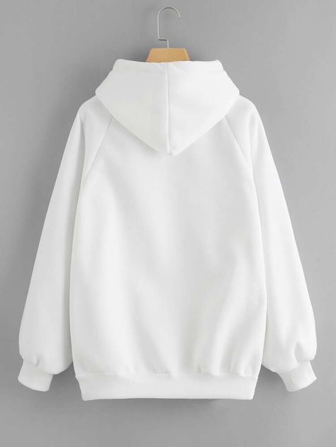 WHITE PLAIN HOODIE PREMIUM QUALITY